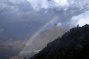 Abstieg vom Weissmies