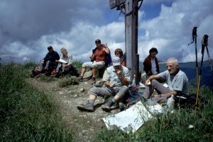 Gipfelrast auf dem Zafernhorn