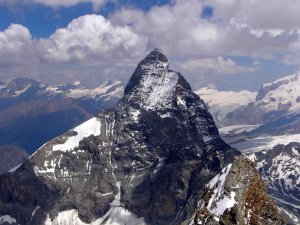 Blick zum Matterhorn
