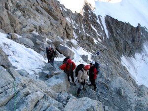 im Couloir zur Gabel im Couloir zur Gabel